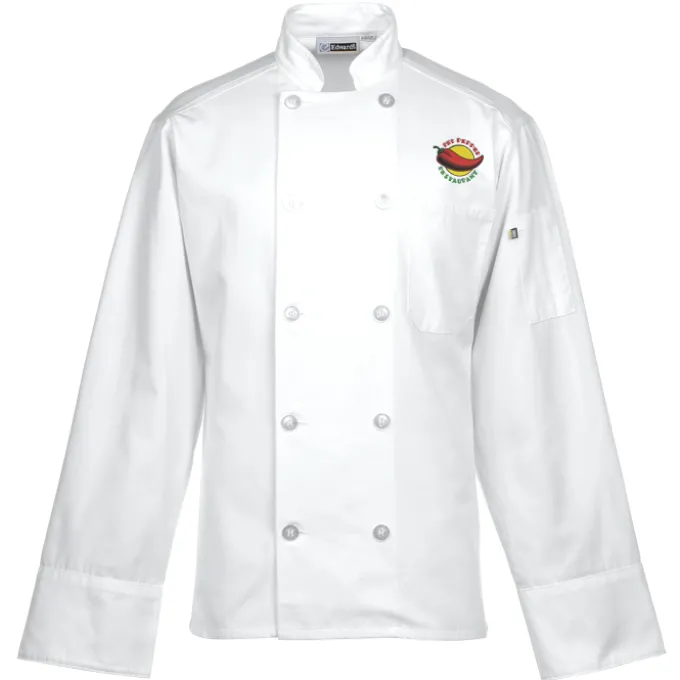 Ten Button Chef Coat with Mesh Back
