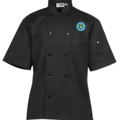 Ten Button Short Sleeve Chef Coat