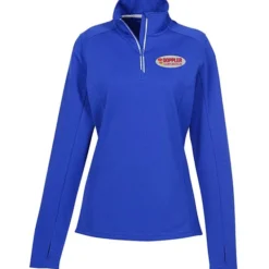 Textured 1/4-Zip Performance Pullover - Ladies'