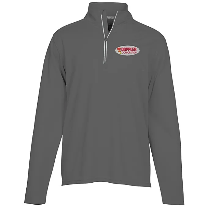 Textured 1/4-Zip Performance Pullover - Men's