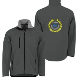 Thermal Stretch Soft Shell Jacket - Men's - Back Embroidered