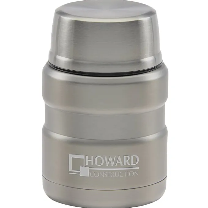 Thermos King Vacuum Food Jar - 16 oz - Laser Engraved - 24 hr