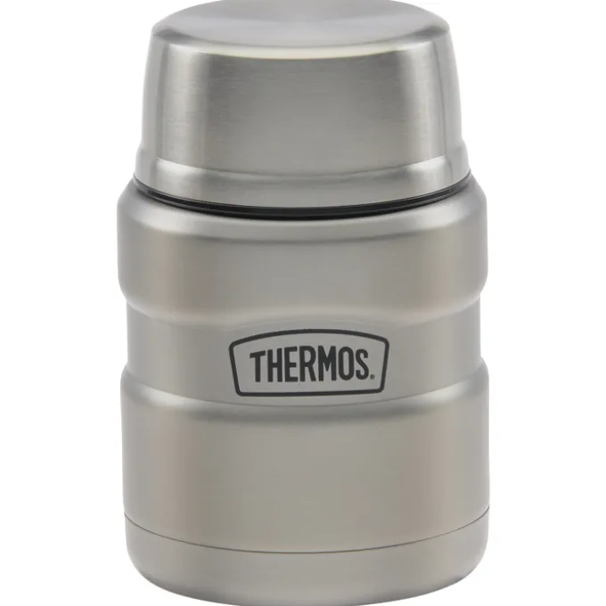 Thermos King Vacuum Food Jar - 16 oz - Laser Engraved - 24 hr