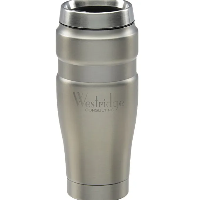 Thermos King Vacuum Tumbler - 16 oz. - Laser Engraved - 24 hr