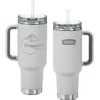 Thermos Vacuum Mug with Straw - 40 oz. - Laser Engraved