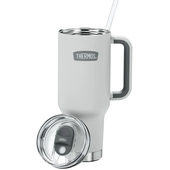 Thermos Vacuum Mug with Straw - 40 oz. - Laser Engraved
