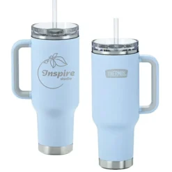 Thermos Vacuum Mug with Straw - 40 oz. - Laser Engraved