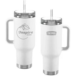 Thermos Vacuum Mug with Straw - 40 oz. - Laser Engraved