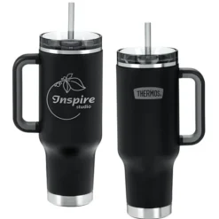 Thermos Vacuum Mug with Straw - 40 oz. - Laser Engraved