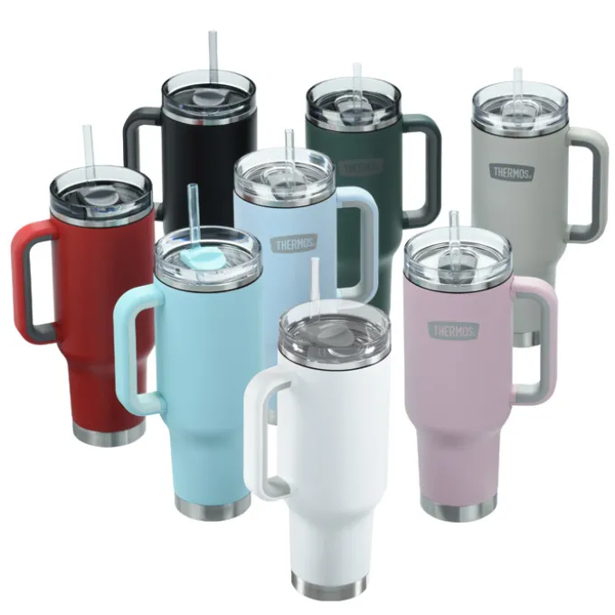 Thermos Vacuum Mug with Straw - 40 oz. - 24 hr