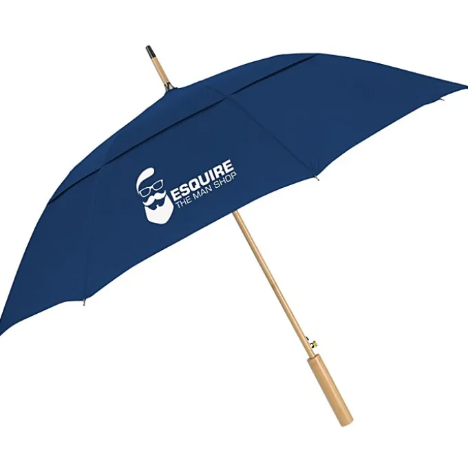 The Selva Auto Open Stick Umbrella - 48-inch Arc - 24 hr