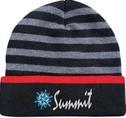Thin Stripes Cuffed Beanie
