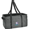 Three Pocket Heathered Utility Tote - Embroidered