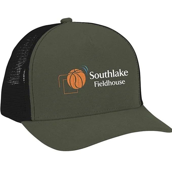 Thrive Five Panel Trucker Cap - Embroidered