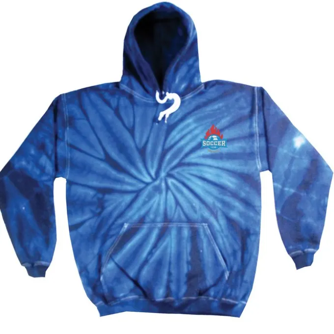 Tie-Dye Hoodie - Embroidered