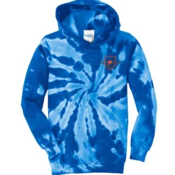 Tie-Dye Swirl Hoodie - Youth - Embroidered