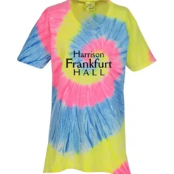 Tie-Dye Swirl V-Neck T-Shirt - Ladies'
