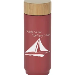 Tigard Vacuum Bottle with Bamboo Lid - 16 oz.