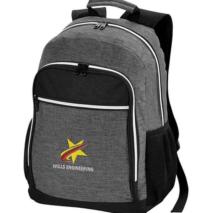 Tilton Laptop Backpack - Embroidered