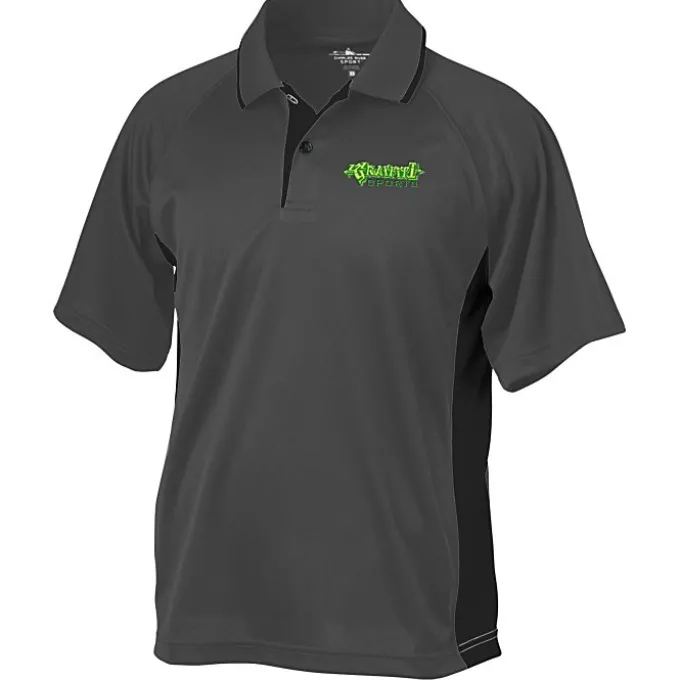 Tipped Colorblock Wicking Polo - Men's - Embroidered