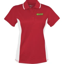 Tipped Colorblock Wicking Polo - Ladies' - Embroidered