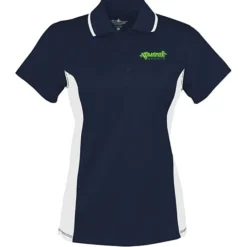 Tipped Colorblock Wicking Polo - Ladies' - Embroidered