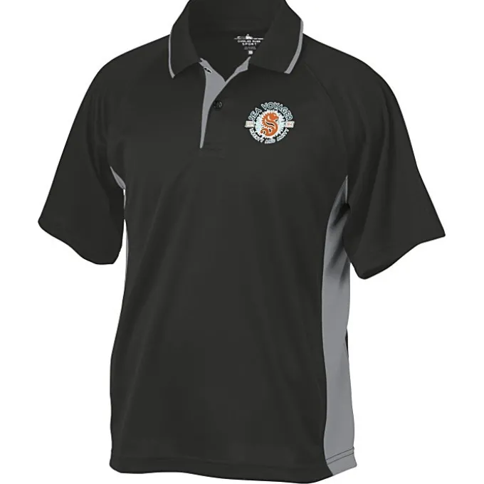 Tipped Colorblock Wicking Polo - Men's - Full Color