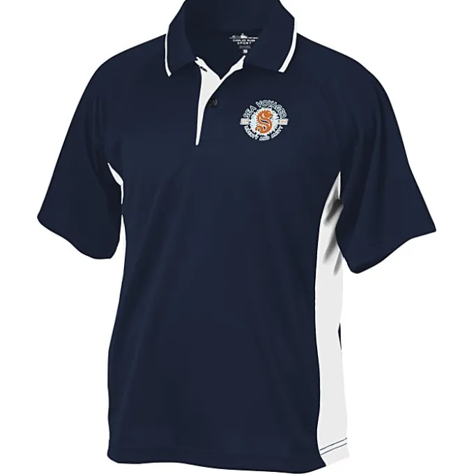 Tipped Colorblock Wicking Polo - Men's - Full Color