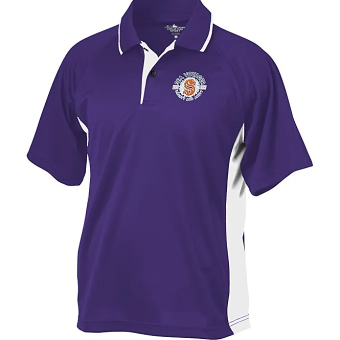 Tipped Colorblock Wicking Polo - Men's - Full Color