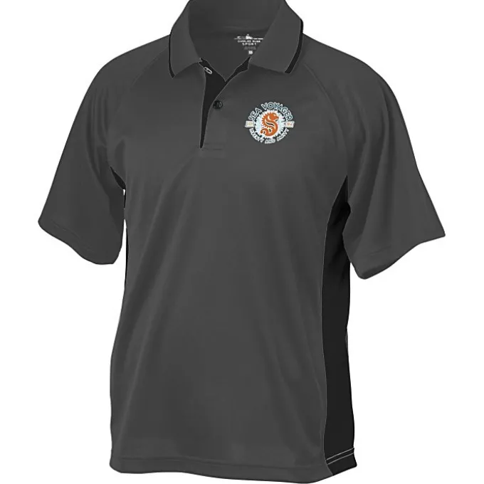 Tipped Colorblock Wicking Polo - Men's - Full Color