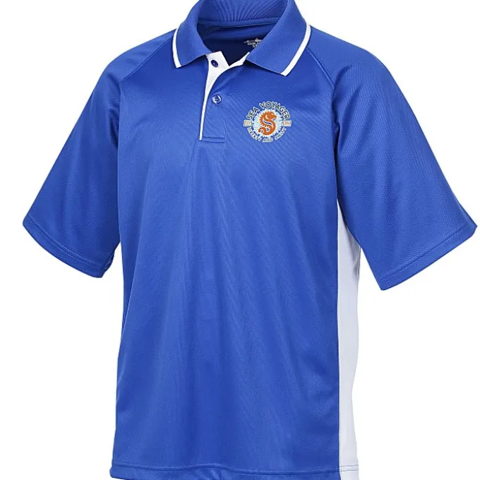 Tipped Colorblock Wicking Polo - Men's - Full Color