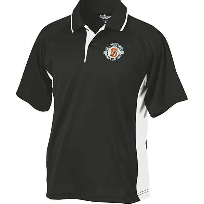 Tipped Colorblock Wicking Polo - Men's - Full Color