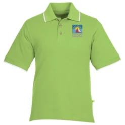 Tipped Combed Cotton Pique Polo - Men's