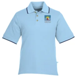 Tipped Combed Cotton Pique Polo - Men's