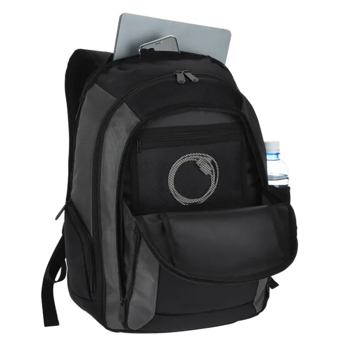 Titanium Laptop Backpack - Embroidered