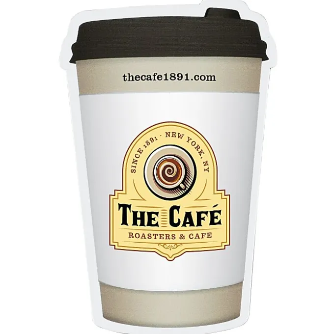 To Go Coffee Cup Magnet - 20 mil