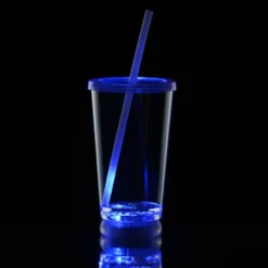 To-Go Light-Up Tumbler with Straw - 16 oz. - Multicolor - 24 hr