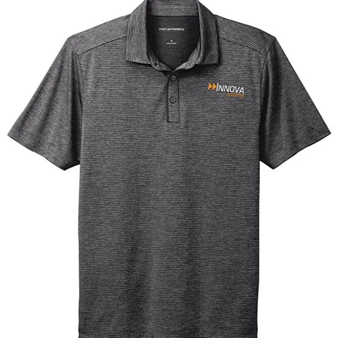 Tonal Stripe Snag Resist Performance Polo - Men's