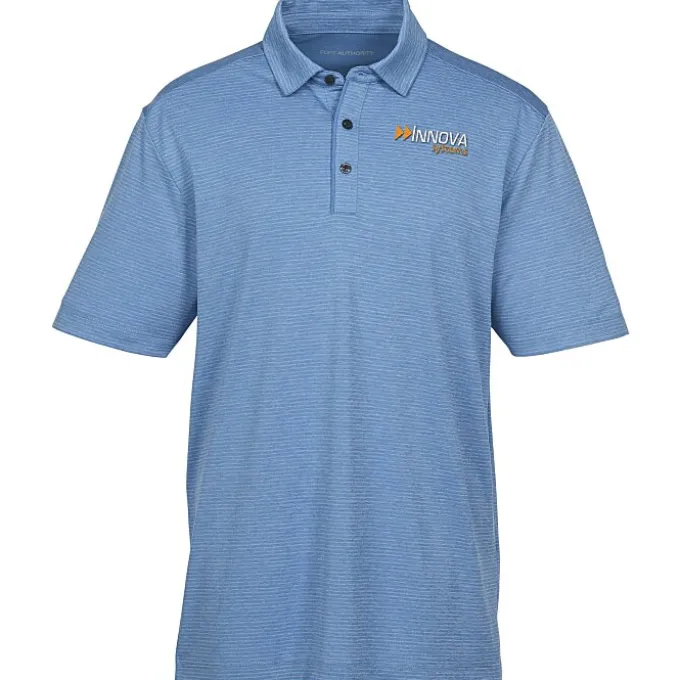 Tonal Stripe Snag Resist Performance Polo - Men's