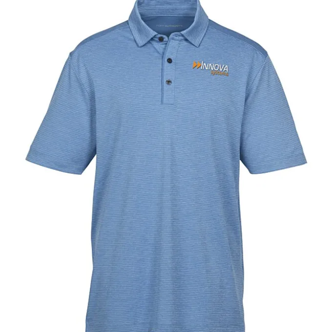 Tonal Stripe Snag Resist Performance Polo - Men's