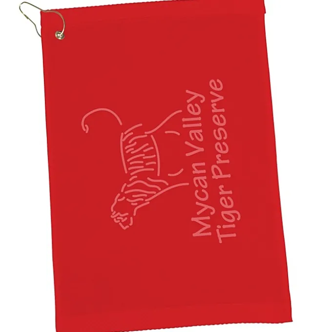 Tone on Tone Golf Towel - 12 inches x 17 inches
