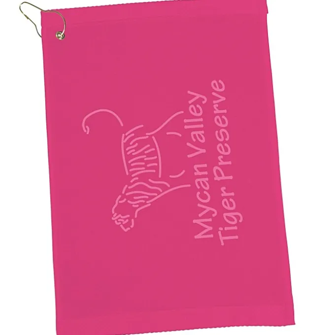 Tone on Tone Golf Towel - 12 inches x 17 inches