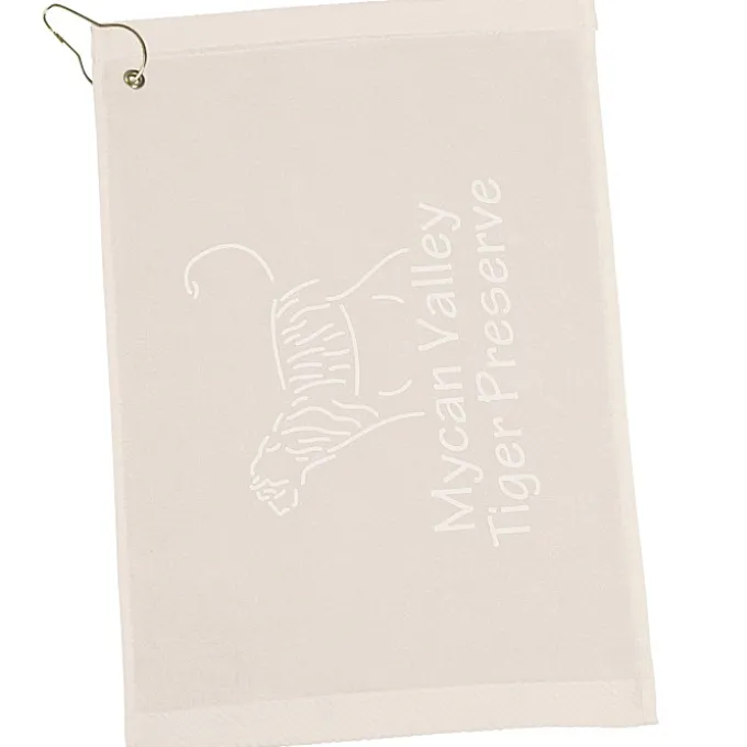 Tone on Tone Golf Towel - 12 inches x 17 inches