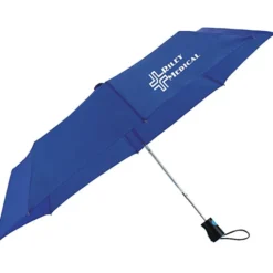 totes Three Section Auto Open Umbrella - 42-inch Arc