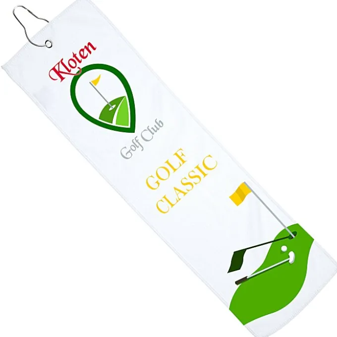 Tour Slim Golf Towel - Full Color