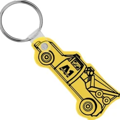 Tow Truck Soft Keychain - Opaque