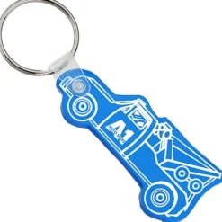 Tow Truck Soft Keychain - Translucent