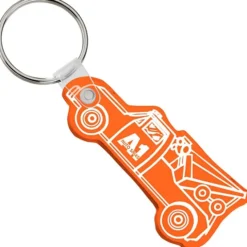 Tow Truck Soft Keychain - Translucent