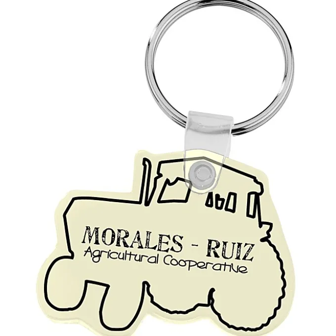 Tractor Soft Keychain - Opaque