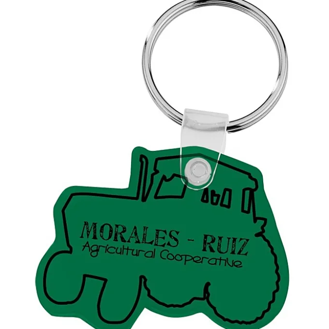 Tractor Soft Keychain - Opaque